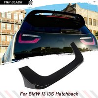 Gloss Black Car Rear Trunk Roof Spoiler Boot Wing Fit For BMW I3 I3S Hatchback 2014-2020 Rear Window Wing Lip FRP Trunk Wing