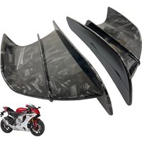 Universal Motorcycle Winglet Aerodynamic Spoiler Wing with Adhesive Motorcycle Decoration Sticker For Yamaha YZF-R1 R3 R6 R125