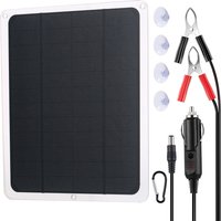 Kit de charge de panneau solaire étanche portable pour moto, chargeur d'entretien de batterie de voiture, mainteneur amélioré, 12V