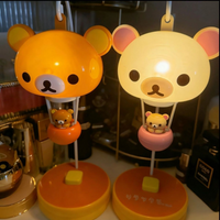 Kawaii Rilakkuma Night Light Balloon Shape Warm White Dimmable LED For Bedside Table Desk Cute Room Decor Gift For Women