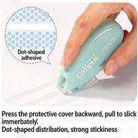 KOKUYO Campus Disposable Double-Sided Dot Tape, Adorable Handmade Glue Sticker for Bullet Journal, Portable Craft Adhesive Stati