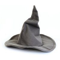 Halloween Grey wizard hat Dumbledore pointed hat role play costumes