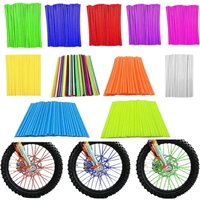 AliExpress RPXBGUCKARHG 72PCS 11 Colors Universal Dirt Bike Spoke Covers Motorcycle Wheel Rim Spoke Wrap Kit Skins Protector Cover for Motocross Bicycle