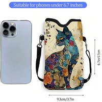 Fashion Waterproof Mobile Phone Bag Adjustable Strap Shockproof Wallet Multifunctional Crossbody Phone Bag for Women