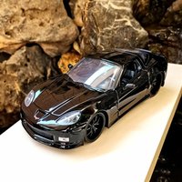 1:24 CORVETTE Z06 2006 voiture en alliage moulé sous pression et véhicules jouets modèle de voiture Miniature échelle modèle de voiture pour les enfants
