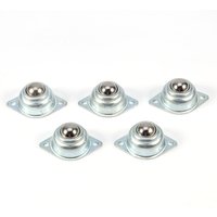 Conveyor Roller Ball Roller Ball Metal Iron Steel Transfer Bearing Ball Roller Mounted Ball 2 Holes