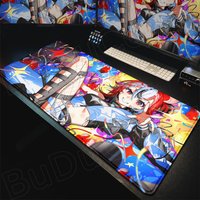 Kawaii Anime Girl Hololive Hakos Baelz Mouse Pad Large Non Slip Speed Computer Keyboard Mat Laptop Gaming Accessories XXL Carpet