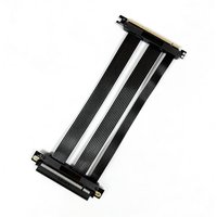 PCIe 5.0 X16 Riser Cable 64Gbps for 50/40/30 Series, Compatible 4.0/3.0, for Vertical installation GPU 180° 22cm/30cm/50cm/60cm