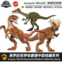 Assorted Original Mattel Jurassic World Hammond Collection Dinosaur Action Figure Velociraptor Stygimoloch Toys for Boys Gifts