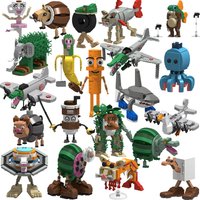 Brainrot Bricks Tung Tung Sahur Figures Tralalero Tralala Building Blocks Toys for Adult Birthday Gifts