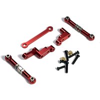 For Hyper Go MJX 16207 16208 16209 16210 H16 H16BM 1/16 RC Car Metal Parts Steering Tie Rod Assembly