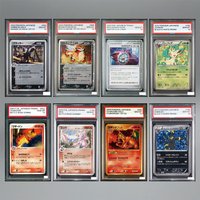 DIY Self-made Anime PTCG Japanese version Umbreon Mew Charizard 10Points Rare Rating Card English Version Collecting Card Gift