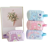 Care Bear Cartoon Large Capacity Cosmetic Bag Portable Handy Travel Gift Kawaii Multifunctional Storage Toiletries Anime