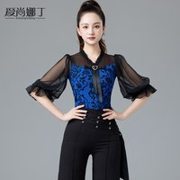 2026 New Latin Dance Leotard Women/girls/lady New Sexy Salsa/ballroom/tango/cha Cha/rumba/samba/latin Top 5219