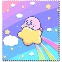 Kirby Cute Glasses Cloth Cartoon Microfiber Sunglasses Eyeglasses Glasses Eyewear Cleaning Cloth Phone Screen Clean Accessories