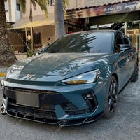 For Cupra Formentor 2022 2023 2024 FR ST Car Side Rearview Mirror Cover Cap Trim with Horn Air Styling ABS Glossy Black Tuning