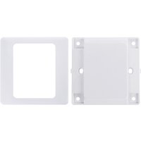 Electric Wall Socket Blank Cover Panel, Whiteboard ABS Outlet Plate Bezel