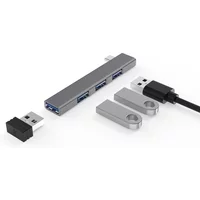USB C Hub 3.0 Type C 3.1 Four-Port Multifunction USB OTG Adapter for Various Computer Devices
