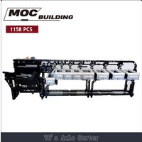 GBC Modular MOC Technology Bricks Axle Sorter Motor Machine Creative Science Educational Toys Puzzle Gifts