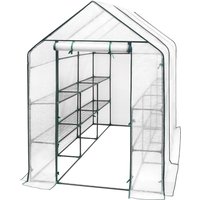 WOLTU Foil Greenhouse Tomato Garden House with Tiers Warm Waterproof Flower Vegetable Cultivation Plant Grow Tent Household Shed