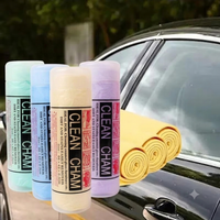 Pva Wash Car Towel Premium Quick-Dry Towel Ultra Absorbent Scratch-Free Reusable For Auto Maintenance Soft Deerskin Cloth Random