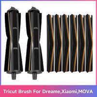 Tricut Brush Strip Fit For Dreame X30 X40 L40/L10s Ultra Gen 3, Xiaomi X20 Pro/X20+, MOVA P50 Pro/Z50/MOVA S70 Ultra Roller