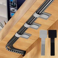 Self Adhesive Reusable Cable Ties Adjustable Cord Organizer Hook and Loop Straps for Desk Wire Management Office Home Rope Tie