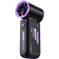 3600mAh High Speed Turbo Small Air Cannon Handheld Fan Portable Digital Display Electric Fan USB Charging Fan Outdoor Mini Fan