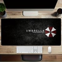 Playful Umbrella Mouse Pad Large Computer Office Game Table Mat XXL Rubber Anti-slip Stitched Edges Keyboard Mats Long Desk Pads