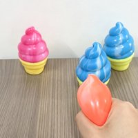 Hot Schylling Ice-Cream Sensory Toys Stress Relieving Blocks Pinching Relieving Puzzle Solving Venting Children Souvenir