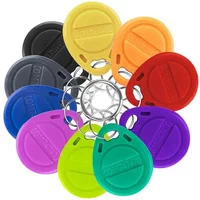 5YOA 100pcs RFID Keyfobs 125KHz Read Only Proximity Smart Keychain Tags TK4100 EM4100 for Secure Door Entry Access Control