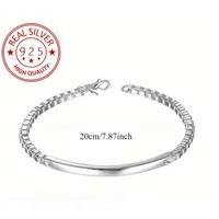 925 Sterling Silver Y2k chain Bracelets for Women Lady Men Fashion Party Holiday Gift Designer Jewelry Wedding Accessories