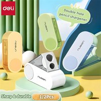 Manual Mini Pencil Sharpener Dual-Hole Sharpener for Thick and Thin Pencils Portable Durable Pencil Sharpener,For School Office