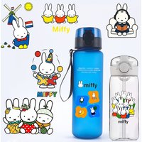 Miffy 3D Cartoon Transfer Cute Sticker DTF UV Waterproof Stickers Suitable for Water Bottles Lunch Box Washable DIY Wraps Gifts