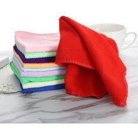 5/10pcs Candy Color Hand Towels 25x25cm Soothing Cotton Face Towel Cleaning Wash Cloth