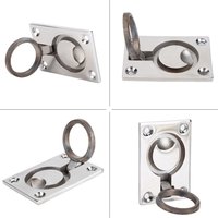Stainless Steel Ring Handle Reinforced Heavy Duty Boat Marine Hardware Recessed Handle Flush Locker Yacht Application