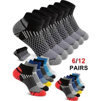 12 Pairs Ankle Socks For Men Firm Fitting Cuff Reliable Support For Running Cycling And Casual Moments Durable Quality Gifting