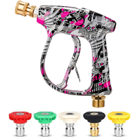 2026 Upgraded Painted Pressure Washer Spray Gun, Portable Nozzle Tool Set, Sturdy and Wear-resistant, Ideal for Garage Car Care