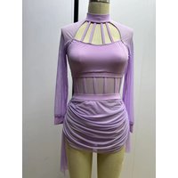 New Dance Costume Professional Jazz Dance Costume Performance Costume Latin Dance Costume Treasure Blue