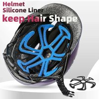 Motorcycle Helmet Silicone Lining Flexible Deformation Resistant Cycling Vehicle Helmet Lining Heat-resistant Well-ventilated co