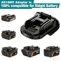 AR18MT Battery Adapter Converter for Ridgid for AEG 18V Battery Convert to for Makita 18V Cordless Power Tools