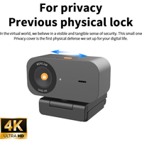 Webcam 4K Web Camera 1080P 60fps with Microphone Mini USB Camera for Computer/ Desktop / Laptop Webcam