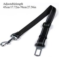All-in-one adjustable dog harness and leash with reflective strips - suitable for all pets