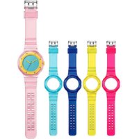 Mod Kit TPU Case+Strap for Swatch AP Royal Pop Pocket Changer To Wristwatch,Modification integrated Protective Cover Accessories