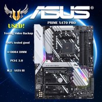 ASUS PRIME X470 PRO Motherboard With AMD X470 chip Socket AM4 For AMD Ryzen/7th Gen A-Series 4×DDR4 PCI-E 3.0 2 x M.2 ATX