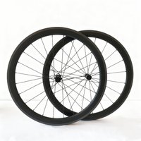 AliExpress NONE 50mm Aero Carbon Road Bike Wheelset Clincher Tubeless Ready Rim Brake Lightweight Strong for Cycling Racing Training