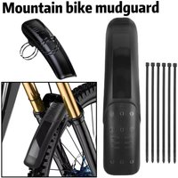 Outdoor Cycling Bike Mudguard Set Easy Install Mudguard For Bike Easy Installation Effective Splash Prevention For Front Forks