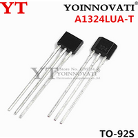 10-100Pcs A1324LUA-T SIP-3 A1324LUA A1324 324 TO-92S SIP3 Silkscreen 324 Low noise linear Hall sensor SUNMINDS