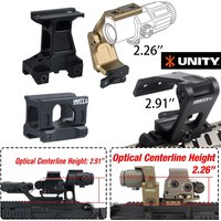 2.26'' 2.91'' Taktyczny montaż UNITY Riser Mount FAST FTC Magnifier Mount Pasuje do szyny Picatinny 20mm, podwyższający montaż optyki, do G33 G43 G45