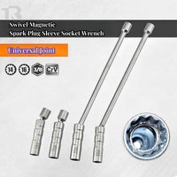 Magnetic Swivel Spark Plug Socket Wrench 3/8‑Drive – 12‑Point & 6‑Point Thin‑Wall Removal Tool